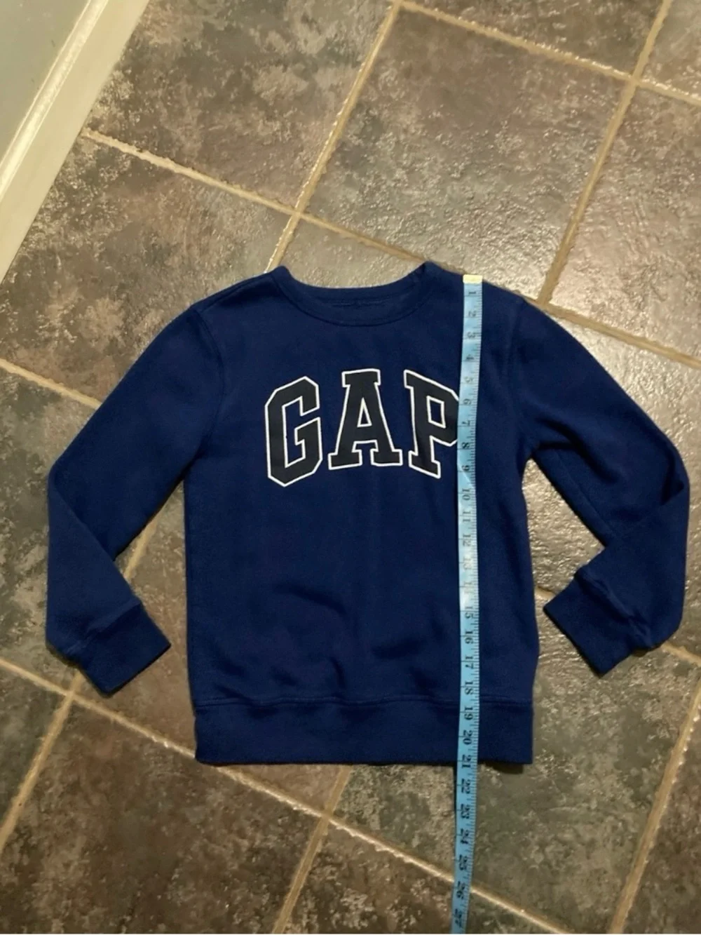 GAP Navy Crewneck Sweatshirt and Jeans Outfit Girls Size L 10